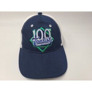 Asheville Tourists 100th Anniversary Adjustable Hat Cap MiLB Baseball Blue White